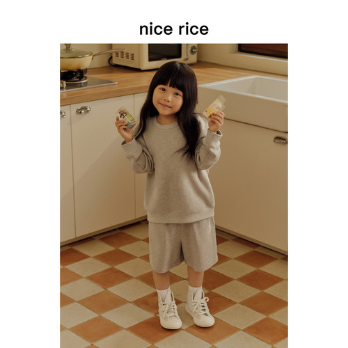 nicerice好饭儿童针织短裤