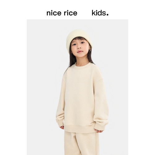 nicerice好饭有机棉圆领卫衣