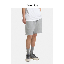 nice rice好饭 r.系列350G美式全棉短卫裤[商场同款]NGC12079