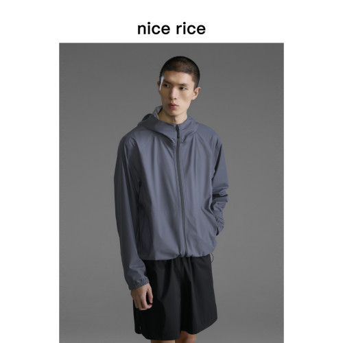 nicerice好饭宽松连帽冲锋衣