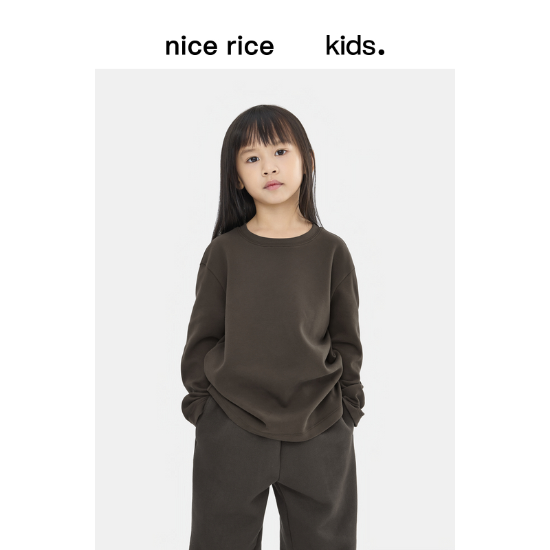 nicerice好饭双面绒长袖T恤