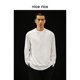r.系列240G匹马棉休闲罗纹圆领长袖 nice rice好饭 T恤男NGC02070