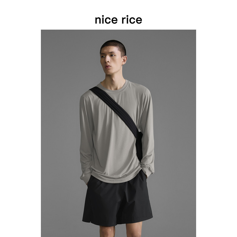 nicerice好饭直身速干长袖T恤