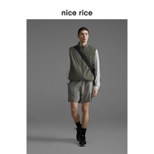 nice NHQ11076 口袋设计宽松防泼水训练短裤 rice好饭 s.系列UPF50
