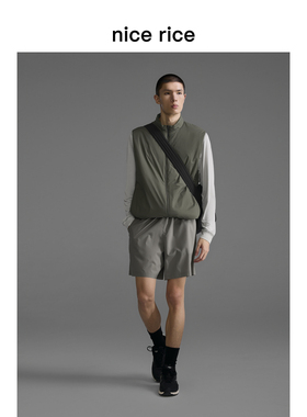 nice rice好饭 s.系列UPF50+口袋设计宽松防泼水训练短裤NHQ11076