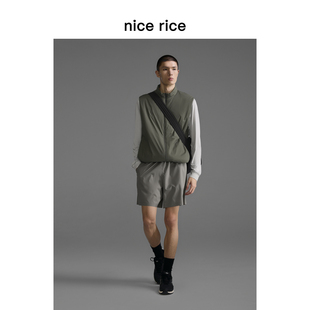 口袋设计宽松防泼水训练短裤 s.系列UPF50 NHQ11076 rice好饭 nice