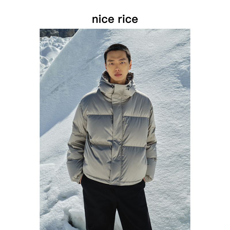 nicerice好饭90白鸭绒羽绒服