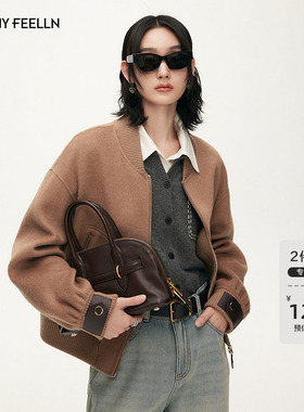 【飞行可露丽】FF仿佛外套女2025秋冬新款加厚棒球服保暖落肩袖