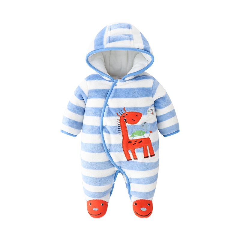 新生儿加厚冬季包脚保暖外出服