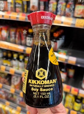 现货香港代购 KIKKOMAN 万字 酱油樽 日本进口日式调味酱油 150ml