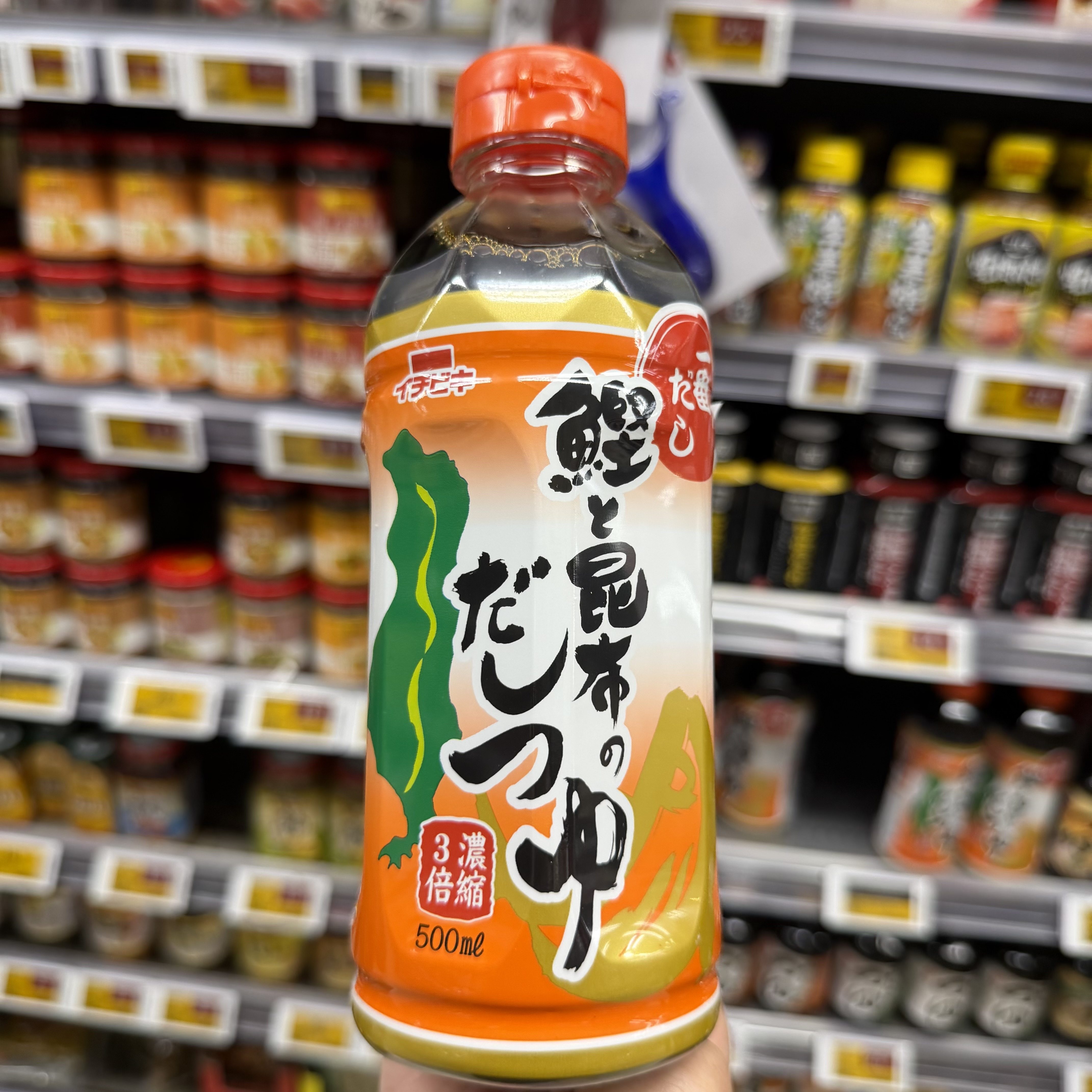 日本原装进口 东字鲣鱼昆布汁 4倍浓缩汁400ml荞麦面乌冬面拉面汁