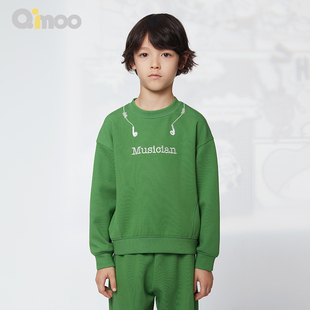 QCL1TC209B 男童宽松休闲套头衫 Qimoo淇木商场同款 童装