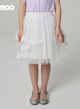 Qimoo淇木秋季新款童装女童可爱公主半身裙QCL3QP126A