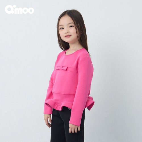 Qimoo淇木25秋冬新品儿童卫衣