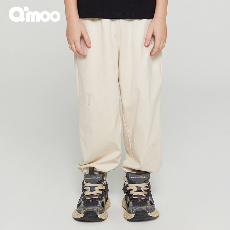 qimoo淇木长裤棉裤子宽松