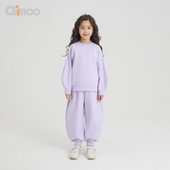 卫衣舒适休闲两件套装 Qimoo淇木26春女童装 新款 QWM1IP804P