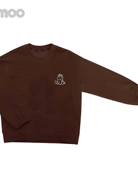 Qimoo淇木秋季新款童装男童宽松长袖小动物套头衫QCL3TC329C