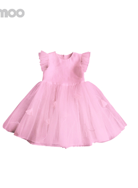 Qimoo淇木商场同款童装女童公主可爱网纱背心连衣裙QCL1LP362C