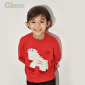 新年系列男女童彩虹小马套头衫 Qimoo淇木童装 26春新款 QWM1TP155A