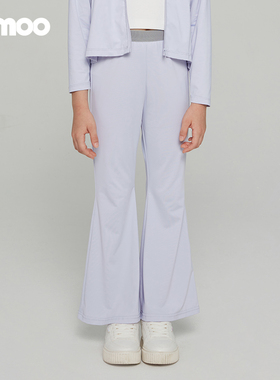 Qimoo淇木24夏季新款童装女童宽松休闲长裤裤子QCL2KP203B