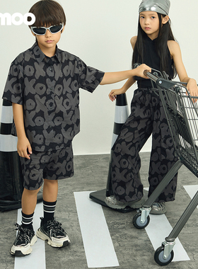 Qimoo淇木25夏季新款童装男童涂鸦印花廓形时尚短裤QSS2KC217B