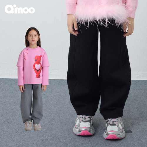 QIMOO淇木25冬季新款休闲长裤