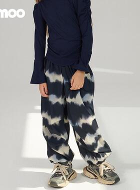 Qimoo/淇木25春季新款童装女童运动轻薄时尚休闲裤子QSS1KP351C