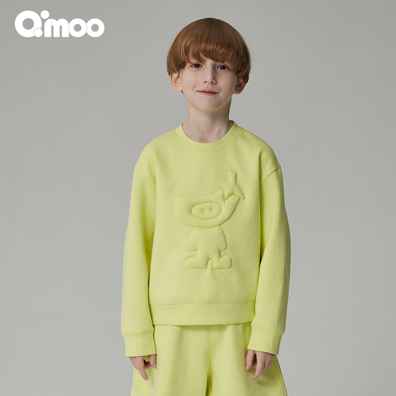 qimoo淇木秋季男女童套头衫