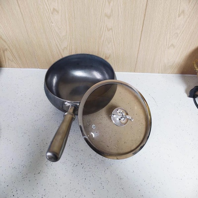 【唐一社＊纯钛热锻大肚锅】无重金属不生锈（可升级纯钛把手）