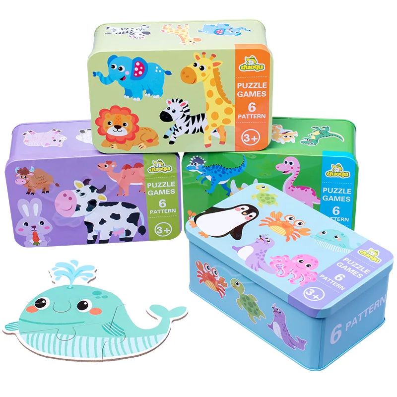 Montessori Baby Puzzle Educational Toys Matching Game 3D Puz 玩具/童车/益智/积木/模型 其它玩具 原图主图
