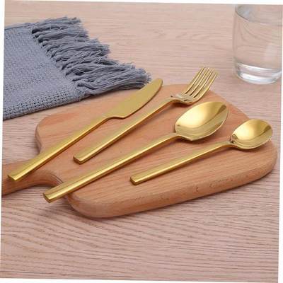 western tableware steak cutlery set knife fork spoon box set