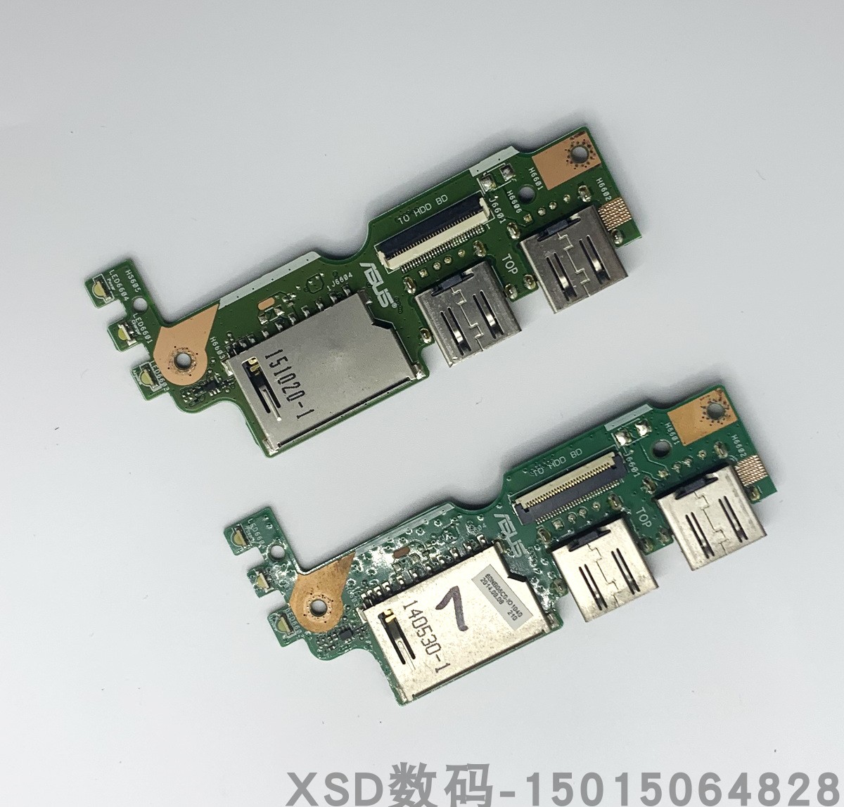 华硕 X455L A455L F455L K455L W419L Y483L USB板 读卡器 SD小板