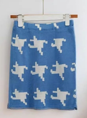 2025夏秋新款女针织衫半身裙弹力腰时尚百搭高级包臀裙28801