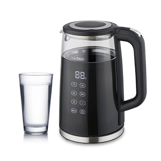 触屏电热水壶 1.7l智能恒温烧水壶开水壶electric kettle