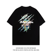 男士 美式 T恤2026新款 短袖 夏季 潮牌宽松纯棉半袖 休闲男装 打底上衣