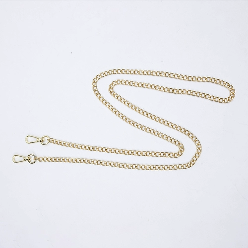 Сумка, цепь, аксессуары, ремешок для сумки, бретели, золотая черная цепочка, не выцветает