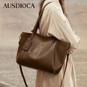 澳迪佳真皮托特包女2026新款 时尚 手提包通勤头层牛皮女士斜挎大包