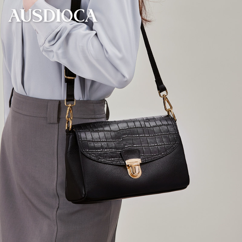 真皮包包女2025新款时尚高级感单肩包通勤小方包中年妈妈包斜挎包,箱包皮具/热销女包/男包,通用款女包,淘宝优惠券,粉丝福利购,淘宝优惠卷