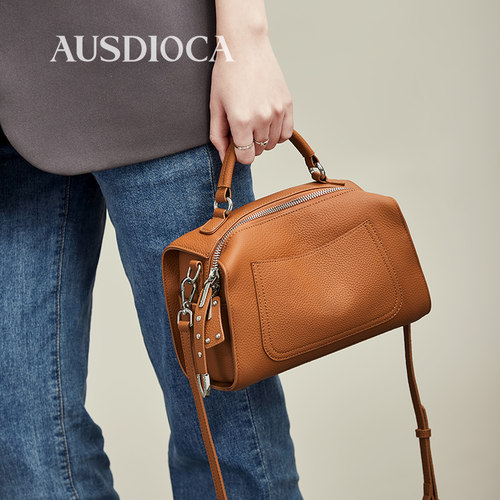 真皮包包女新款时尚高级感