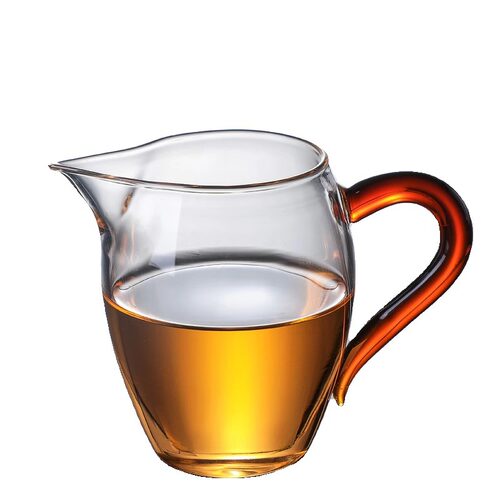 公道杯玻璃茶具分茶器带茶滤一体泡茶杯高端公杯茶海茶漏套装日式