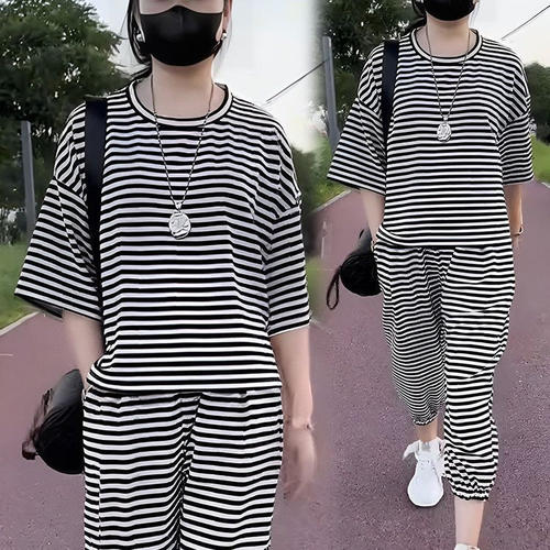 时尚洋气宽松小个子运动套装女