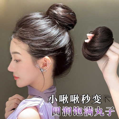 misssecret蓬松增发丸子头发圈