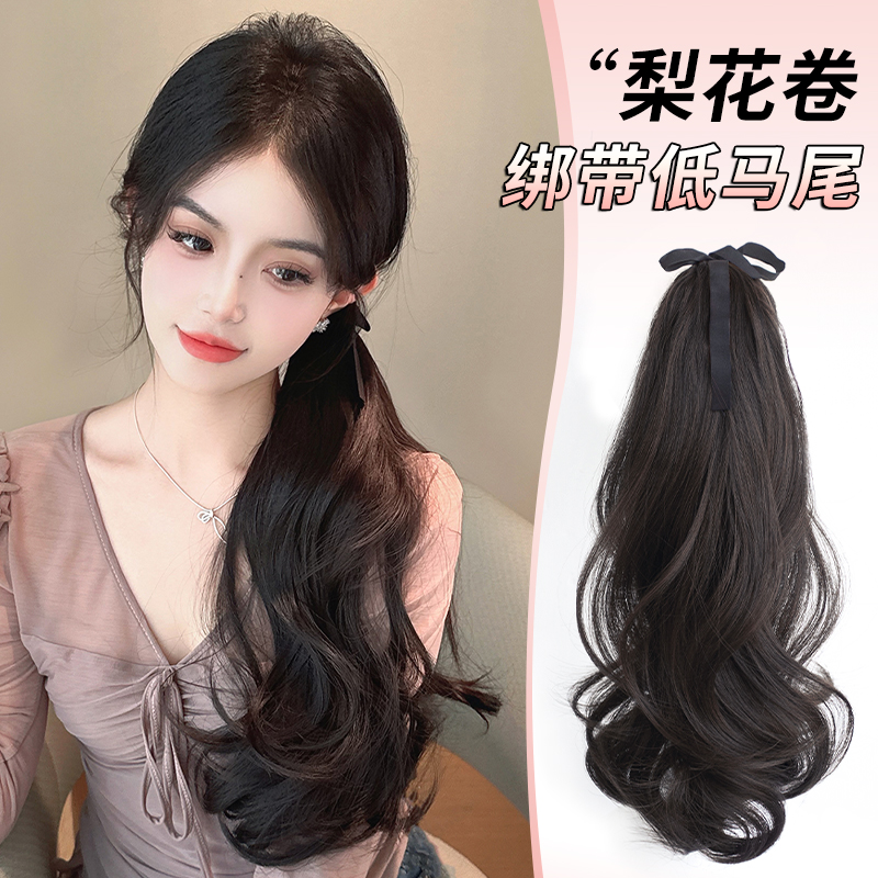 misssecret绑带假发短发马尾神器