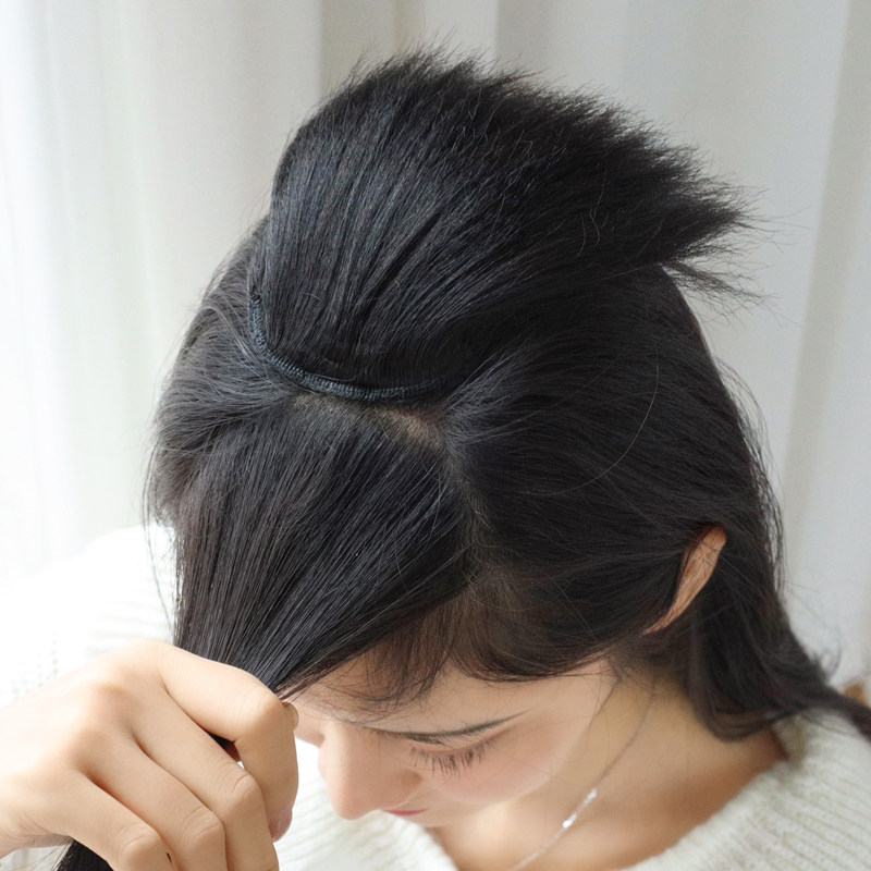 真发垫发片蓬松头顶高颅顶假发片女无痕隐形头发增厚补发发片发垫