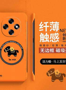 马上发财适用oppoa6pro手机壳oppo a6保护套oppo新年磁吸a6gt本命年GT新款0pp0无边框por硬壳a6卡通防摔过年