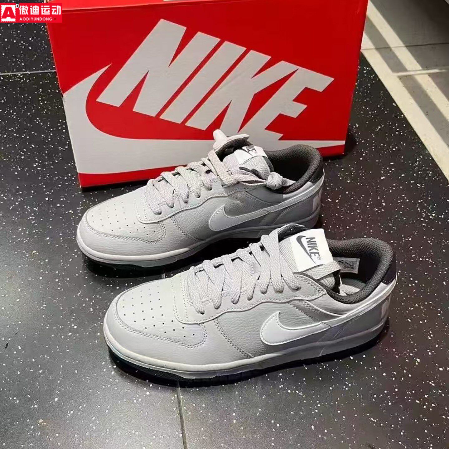 NIKE耐克板鞋2025冬季新品灰色休闲运动鞋轻便低帮男鞋355152-017
