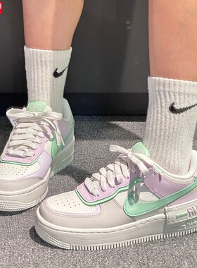 NIKE耐克女鞋2026秋季新款AF1板鞋空军一号休闲运动鞋 DZ1847-116