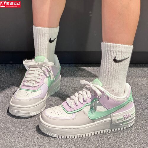 NIKE耐克女鞋2026秋季新款AF1板鞋空军一号休闲运动鞋 DZ1847-116