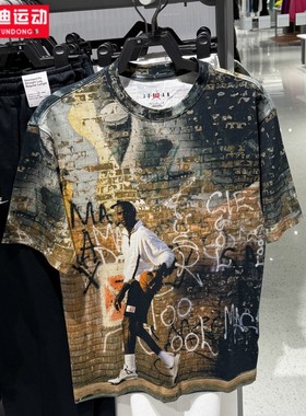 耐克男装2025冬新款Air Jordan 85速干宽松运动短袖T恤HQ9007-045