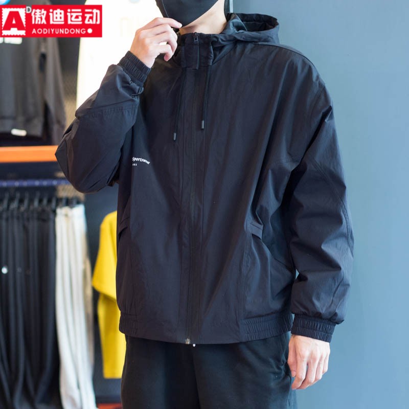 阿迪达斯男装2023冬新款加绒保暖运动休闲夹克外套 IP4980 IP4981